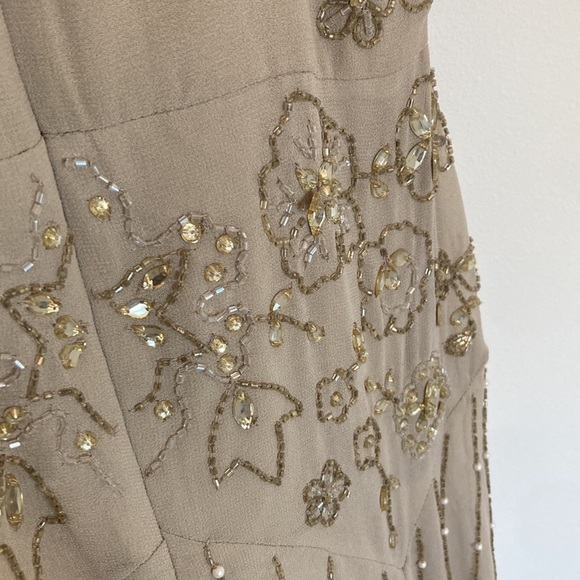 ASOS Design Drape Back Maxi Dress with Delicate Floral Embellishment - Picture 11 of 11